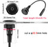 QIANRENON TRS 3.5mm Short Cable Threaded Fixing Audio Adapter 3.5mm Female to Female Stereo Jack