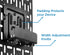 Mount-It! Cable Box Mount Behind TV | Adjustable Universal Mounting Bracket for Streaming Devices, Router, Modem, DVD |