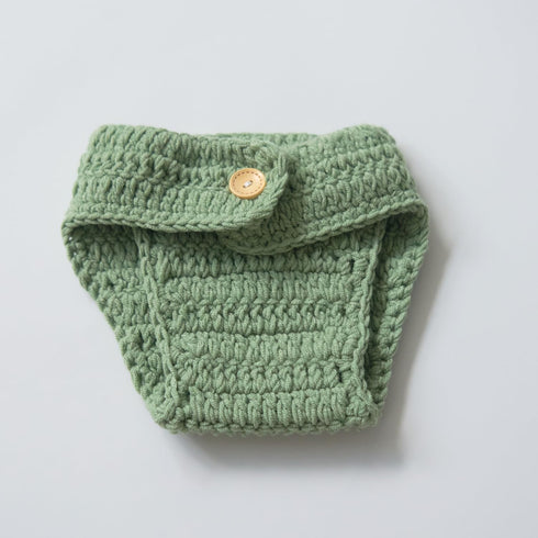 Vemonllas Newborn Photography Props Dinosaur Outfit, Crochet Costume with Dino Helmet Hat and Diaper Cover for Baby