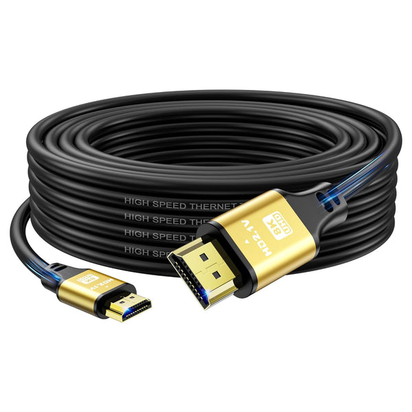 Long Hdmi Cable 35FT, 4K@120Hz, 48 Gbps Ultra High Speed Hdmi 2.1