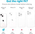 Speck 13 iPhone Mini Case - Drop Protection, Wireless Charging Compatible, Clear, Antimicrobial