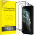 JETech Full Coverage Screen Protector for iPhone 11 Pro/X/XS - 3-Pack, 5.8-Inch, Black Edge, 9H Tempered Glass
