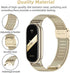 MIJOBS Breathable Replacement Strap for Xiaomi Mi Band 8, Wristband Bracelet for SmartWatch