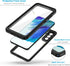 Lanhiem Black IP68 Waterproof Dustproof Case for Samsung Galaxy S21 FE 5G 6.4 Inch with Built-in Screen Protector