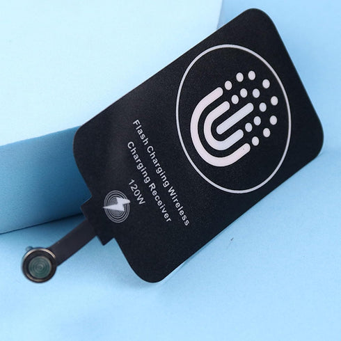 Wireless Charging Receiver, 120W Type C Magnetic Dual Purpose Adapter, 10W Thin Wireless Charging Receiver for Galaxy
