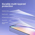 NEW'C Tempered Glass Pack for Samsung Galaxy A54 5G - 3x Scratch-Free, 9H Hardness, 0.33mm Ultra Clear Screen