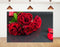 KeyWork 4x4ft Red Rose Bouquet Backdrop Fresh Bloom Petal Photography Background for Valentine's