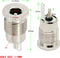 5.5 x 2.1 MM 10A DC Power Jack Cord Socket Threaded Female Mount Connector Adapter with Waterproof Cover