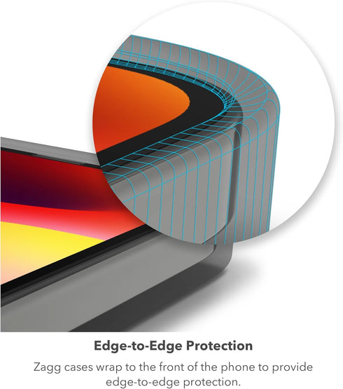 ZAGG Manhattan Snap Case for iPhone 15 Pro - Premium Silicone, Durable Graphene Material, MagSafe Phone Case, Lavender