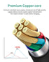 Type C Charging Cable Cord for Power Banks Compatible with iWalk, Spigen PocketBoost, Anker, RAVPower, BONAI, USB-C & Other Power Banks with USB C Input Port