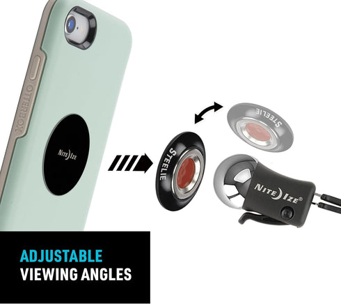 Nite Ize Steelie Vent Kit, Magnetic Cell Phone Holder for Car Vents, Phone Mount