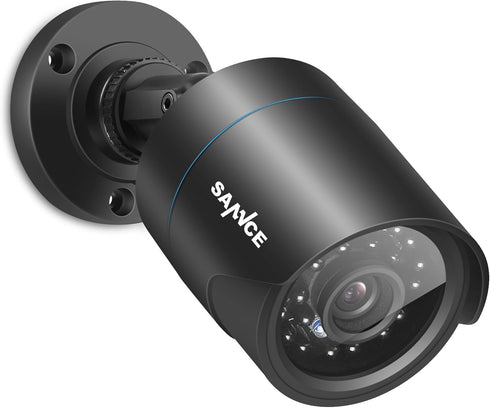 SANNCE 1/4" CMOS 800TVL 960H Weatherproof Bullet Security Camera with IR Cut Lens for Home Surveillance System