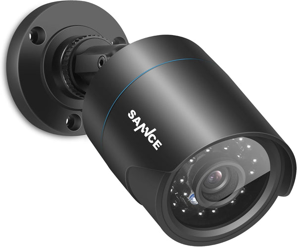 SANNCE 1/4" CMOS 800TVL 960H Weatherproof Bullet Security Camera with IR Cut Lens for Home Surveillance System