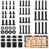 Universal TV Mounting Hardware Screw Kit Set with Box - M4 M5 M6 M8 Screws and Washers for TV VESA Mounting, Fits Most