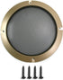 Fielect 6.5 Inch Gold Speaker Grill Cover, Decorative Circle Mesh Subwoofer Guard Protector for Audio Accessories