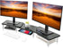 suptek Dual Monitor Laptop Stand Riser, Adjustable Length and Angle, Office Desktop Organizer for 2 Monitors (MST023)