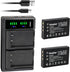 Kastar 2-Pack Battery and LTD2 USB Charger for Fujifilm NP-120, NP-120B, PENTAX D-LI7, RICOH DB-43