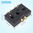ATNEDCVH 3.5mm 1 2 2 1 2-Way RCA Port in Out / in Out Bi-Directional Audio Switcher, Stereo L/R Sound Channel Speaker