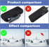 Protection Accessories for Insta360 One X2, Action Camera Rubber Sleeve with Silicone Lens Cover Kit (Black), 11.8cm x 5.8cm x 4.2cm