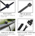 Zip Ties 16 Inch Black Wire Ties, 100 per Pack, Electrical Cable Ties with 60 lbs Tensile Strength for Outdoor Use