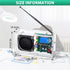IS 76-108MHz ICSTATION FM Radio Soldering Kit, DIY Radio Kit with LED Flashing Lights FM LCD Dplay FM Radio Kit