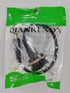 QIANRENON TRS 3.5mm Stereo Connector, 1/8 TRS Male to Female Short Cable, Panel Mount Headphone Adapter for Microphones