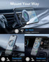 ESR MagSafe Car Mount (HaloLock), Magnetic Phone Holder for Air Vent/Dashboard, Compatible with iPhone 15/14/13/12,