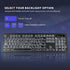 Wireless Keyboard and Mouse - KOPJIPPOM Large Print Wireless Keyboard, 2.4G Full Size Set with Backlight Key for
