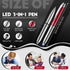 5 Pieces Stylus Pen for Touchscreen Devices Multi-Function Capacitive Pen with LED Flashlight Writing Pens with Ballpoint 3 in 1 Metallic Pens Invisible Ink Pen with Light by Chinco