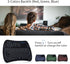 iPazzPort Bluetooth Mini Keyboard (IR Learning) Touchpad Mouse, Backlit 2.4GHz Wireless Keypad Remote Controller