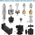 30Pack 1/4 3/8 Inch 1/4" Camera Tripod Screw Mount Kit to Adapter Threaded Converter Swivel Ball Head and Hot Shoe E