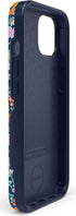 Casely iPhone 14 Plus Case | Navy Floral Full Bloom | Compatible with MagSafe