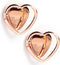 2 Packs Love Heart Shaped Cell Phone Ring Holder Stand, 360 Degree Rotation Finger Ring Kickstand (Rose Gold)