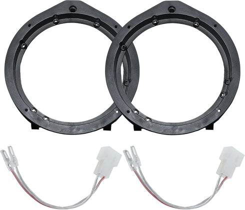 NuIth Car 6.5 Inch Speaker Adapter Bracket with Wiring Harness Kit for 2006-2013 Honda Civic/Accord/CR-V