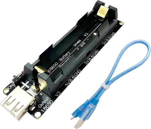 MTDELE 1Pcs Battery Holder V3 Shield 1 Holder Development Board 3V/1A 5V/2A USB
