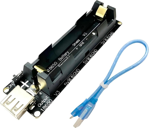 MTDELE 1Pcs Battery Holder V3 Shield 1 Holder Development Board 3V/1A 5V/2A USB