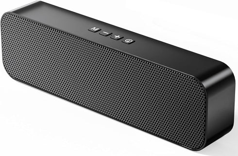 KASOHQEE Computer Speakers for Desktop PC,Rechargeable Bluetooth Speaker,Small Computer Soundbar with Stereo &