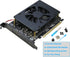 Quad NVMe PCIe Adapter, RIITOP 4 Ports M.2 NVMe SSD to PCI-e 4.0/3.0 x16 Card with Fan Support