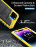 Unitedtime Waterproof Case for iPhone 14 Pro Max, Built-in Screen Protector, Rugged Hard Silicone, Military Grade, 6.7