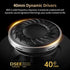 Hybrid Active Noise Cancelling Headphones with Microphone, HiFi Stereo Over-Ear Headphones, Deep Bass