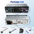 Missee MP3/USB/SD/AUX Single DIN Car Stereo with Touchscreen, Bluetooth Audio, Car Radio Receiver, Dual Input, Fast