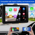 MRSXWPY 7-inch (7Inch) Portable Carplay Screen for Car Compatable with Apple CarPlay and Android Auto,Wireless Car Play