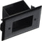DATA COMM Electronics Easy-Mount Recessed Low-Voltage In Wall Plate - 45-0008-BK, Slim Profile, Black