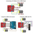 DIANN 2 Sets DC Gearbox Motor TT Motor 200RPM Tire Wheel DC 3-6V 1:48 with 1Pc L298N Motor Drive Controller