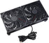 120mm 5V, 3-Degree Quiet Dual USB Fan Dual-Ball Bearings, USB Fan with L/M/H Speed Controller High Airflow Cooling Fan