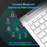 Latest Bluetooth 5.3 USB Adapter for PC, Wireless Transmitter Dongle for Windows 11/10/8.1/7, Plug & Play