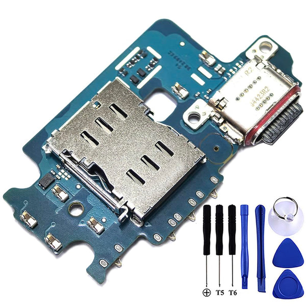 Galaxy S24 5G USB Charging Port Flex Cable Replacement, SM-S921U Type C Charger Dock Board for Samsung S24 Repair
