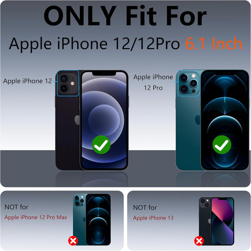 YmhxcY 12 12 3-Layer 12 6.1Wine for iPhone Case & iPhone Pro Case Shockproof Dropproof Dust-Proof Drop Proof Durable