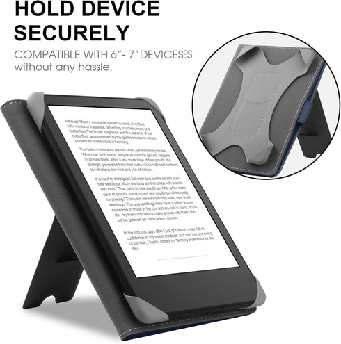 HoYiXi 6.8",7" 2E/Paperwhite/Pocketbook/Tolino 6"-7'' Universal Case for eReader,Compatible with Kindle/Kobo Clara