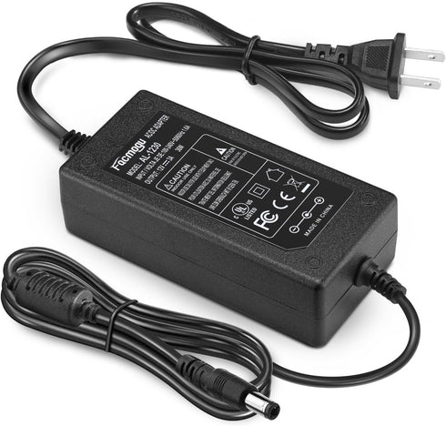 Facmogu DC 12V 3A Power Adapter - 100-240V AC to DC 12V 3A Power Supply with Barrel Connector